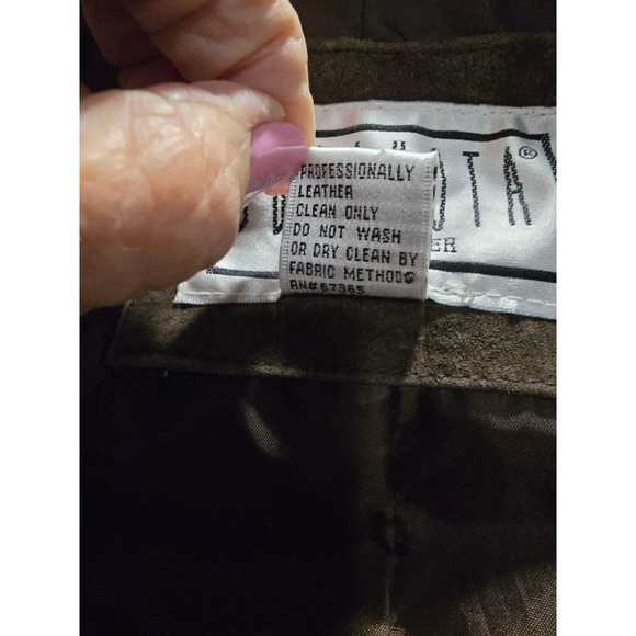 Women's B-B DAKOTA Brown Leather Jacket M - Picture 8 of 8